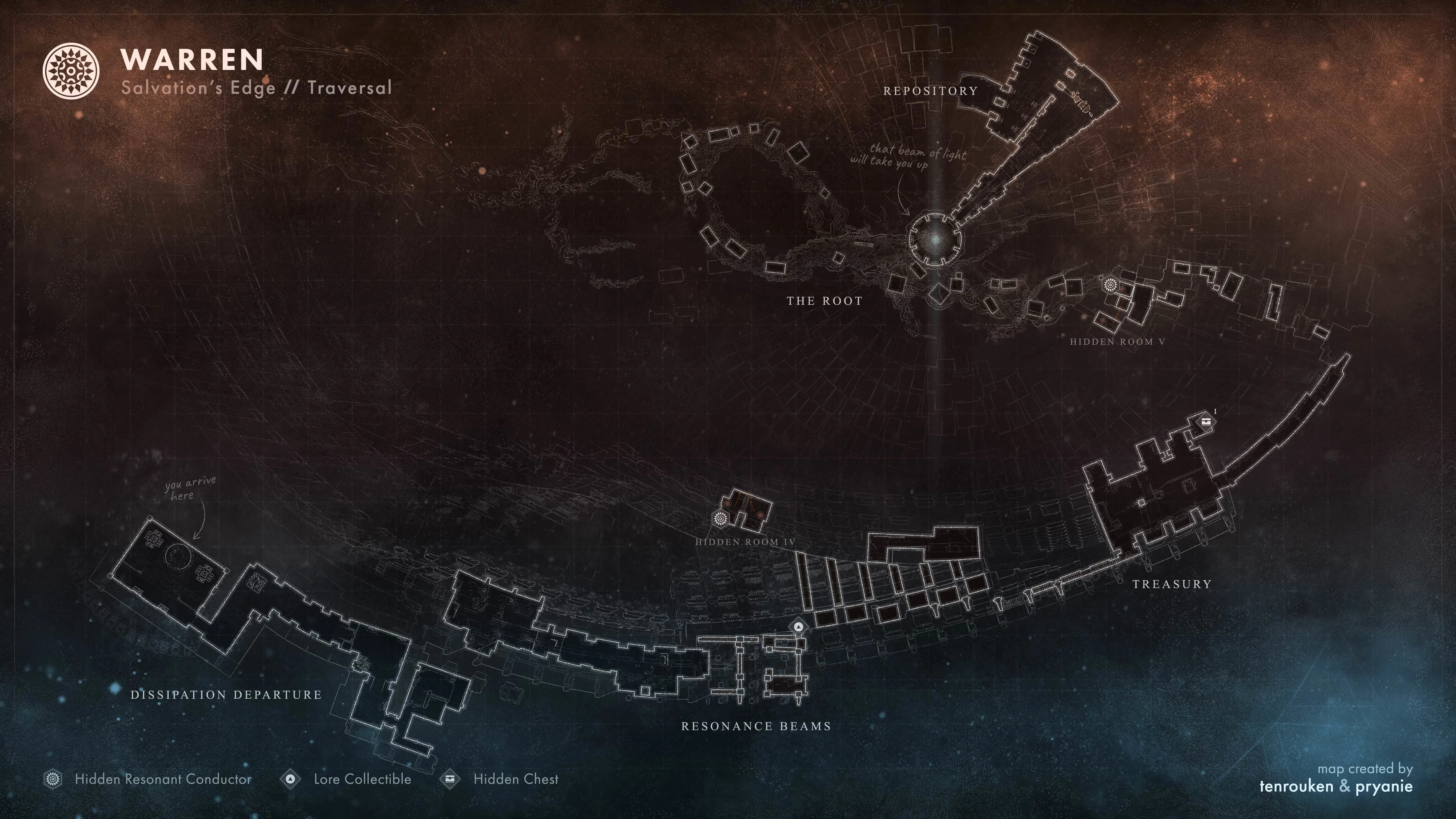 Secret chest 1 and red border chests 4-5, between the second and third encounters