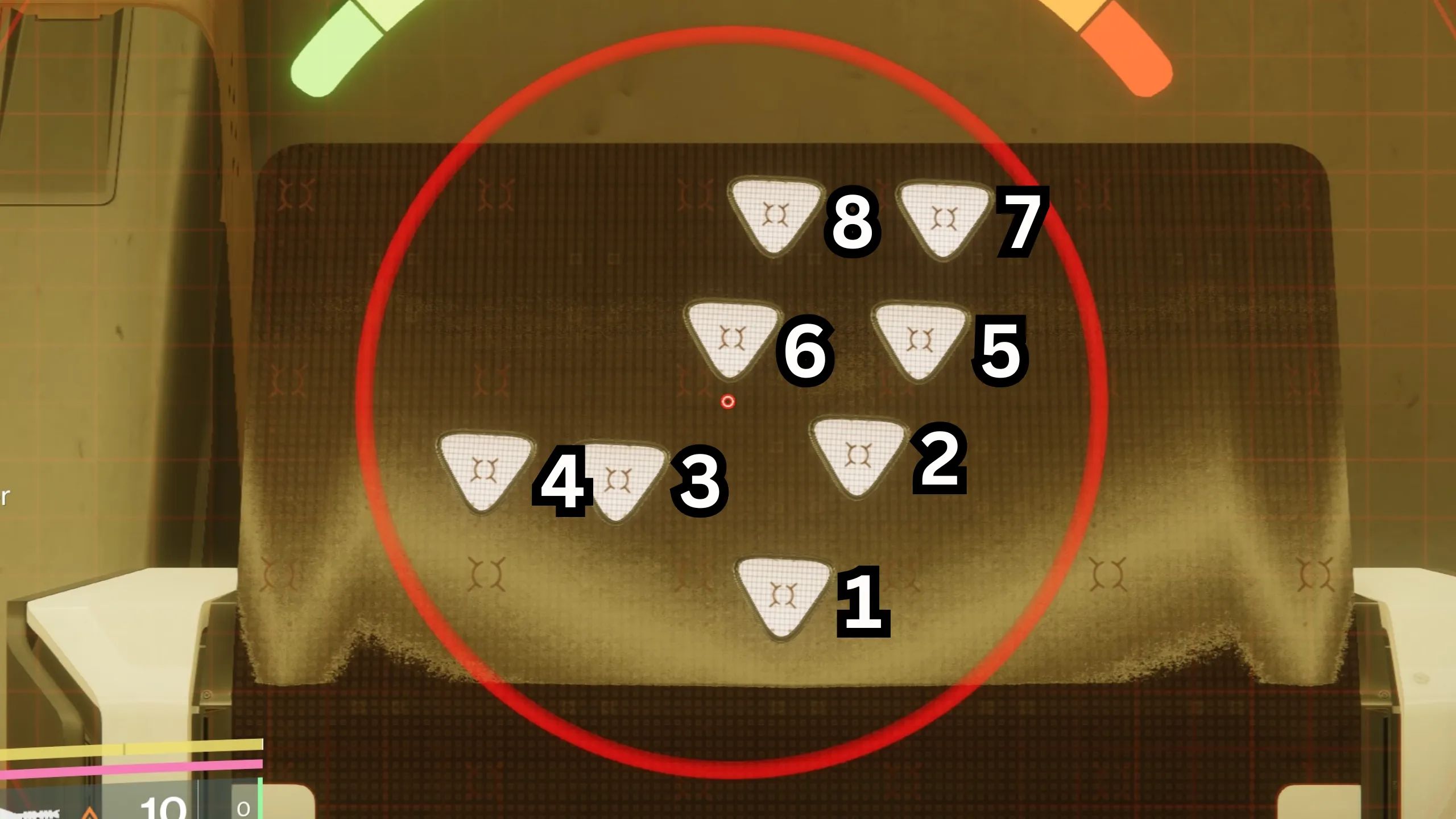 Vesper's Host Message 2 plate numbers