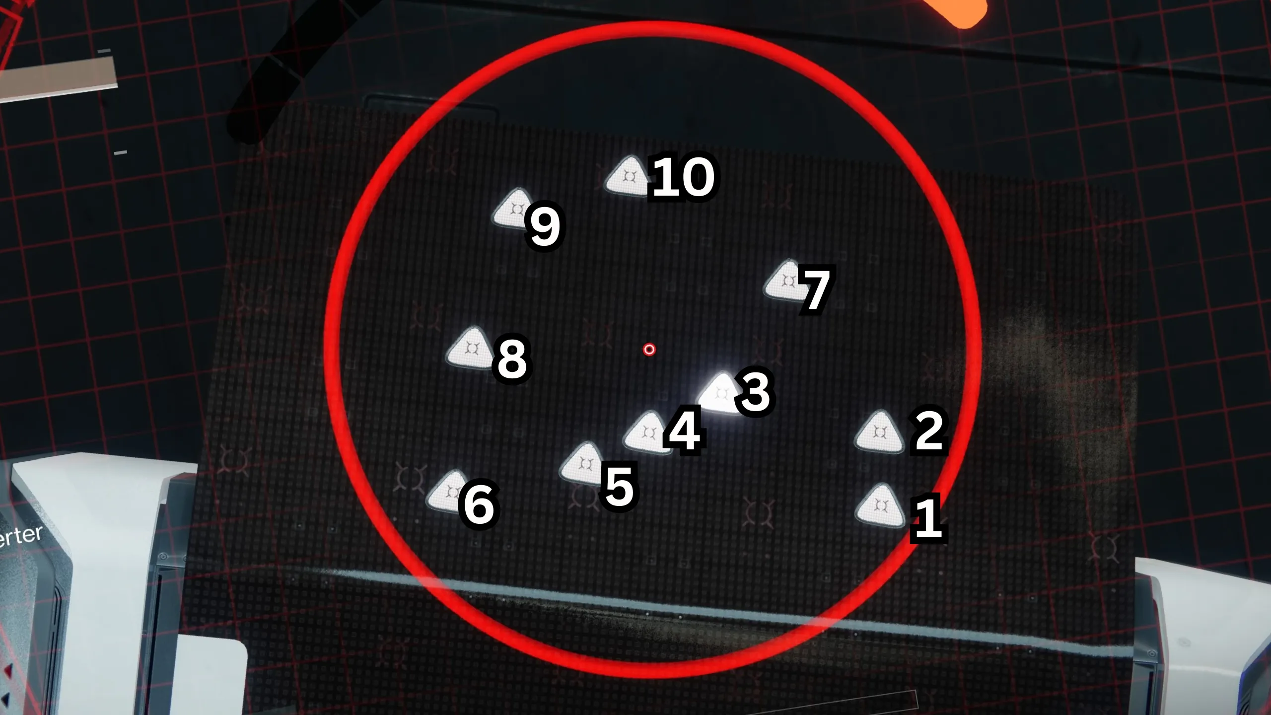 Vesper's Host Message 3 plate numbers